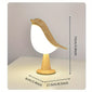1pc Cute Bird LED Desk Lamp, Three-level Adjustable Bedside Lamp, Aromatherapy Lamp, Rechargeable Touch Control Table Lamp, Magpie Bird Night Light (maple Color)