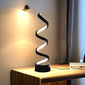 1pc Unique Spiral Design Table Lamp - Soft Night Light, Original Art Piece, Perfect Christmas Gift, Surprise Yourself with Its Modern Style and Ambiance