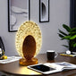 1pc Elegant Crystal Table Lamp for Living Room and Bedroom Decor, Shell Shape Design with Soft Ambient Lighting