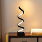 1pc Unique Spiral Design Table Lamp - Soft Night Light, Original Art Piece, Perfect Christmas Gift, Surprise Yourself with Its Modern Style and Ambiance