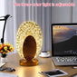 1pc Elegant Crystal Table Lamp for Living Room and Bedroom Decor, Shell Shape Design with Soft Ambient Lighting