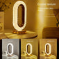 1 luxurious oval crystal table lamp, office USB charging lamp, living room bedside night light decorative table lamp suitable for bedroom, living room, party and dinner decoration creative lamp