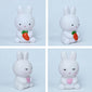 1pc Cute Rabbit Lamp, Girl LED Night Light, Bedroom Living Room Luminous Small Decoration Light, Creative Cartoon Rabbit Decoration Non-plug-in Small Table Lamp, Gift Light Rabbit Easter Gift