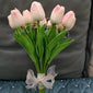 10pcs LED Tulip Lamp, Ambient Sense Table Lamp with Simulation Bouquet Night Light for Room Decoration