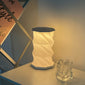 1pc Vintage Wooden Portable Stepless Dimming USB Rechargeable Camping Tent Night Light Folding Outdoor Table Lamp