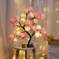 1pc LED Rose Flower Table Lamp - Romantic Fairy Lights with 24 LEDs, USB Powered, Valentine's Day, Christmas, Wedding, Bedroom Decoration, Night Light, Gift Idea for Her, Home Party Ambiance