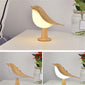1pc Cute Bird LED Desk Lamp, Three-level Adjustable Bedside Lamp, Aromatherapy Lamp, Rechargeable Touch Control Table Lamp, Magpie Bird Night Light (maple Color)