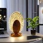 1pc Elegant Crystal Table Lamp for Living Room and Bedroom Decor, Shell Shape Design with Soft Ambient Lighting