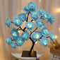 1pc LED Rose Flower Table Lamp - Romantic Fairy Lights with 24 LEDs, USB Powered, Valentine's Day, Christmas, Wedding, Bedroom Decoration, Night Light, Gift Idea for Her, Home Party Ambiance