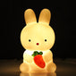 1pc Cute Rabbit Lamp, Girl LED Night Light, Bedroom Living Room Luminous Small Decoration Light, Creative Cartoon Rabbit Decoration Non-plug-in Small Table Lamp, Gift Light Rabbit Easter Gift