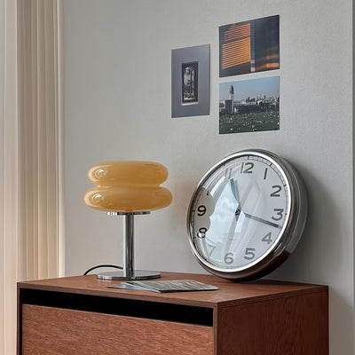 1pc Murano Glass Table Lamp - Dimmable USB Powered Ambient Light For Living Room, Bedroom, And Home Office - Perfect For Bedside, Nightstand, And Desk Decor