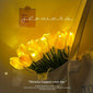 10pcs LED Tulip Lamp, Ambient Sense Table Lamp with Simulation Bouquet Night Light for Room Decoration