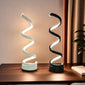 1pc Unique Spiral Design Table Lamp - Soft Night Light, Original Art Piece, Perfect Christmas Gift, Surprise Yourself with Its Modern Style and Ambiance