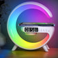 JELLOO 15w Wireless Speakers With Wireless Fast Charging, Rhythm RGB Light, Bar Smart Light, Sunrise Alarm Clock, Wake Up Light For Bedrooms, Dimmable Table Lamp, 10 Types Light Effects.