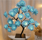 1pc LED Rose Flower Table Lamp - Romantic Fairy Lights with 24 LEDs, USB Powered, Valentine's Day, Christmas, Wedding, Bedroom Decoration, Night Light, Gift Idea for Her, Home Party Ambiance