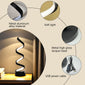 1pc Unique Spiral Design Table Lamp - Soft Night Light, Original Art Piece, Perfect Christmas Gift, Surprise Yourself with Its Modern Style and Ambiance