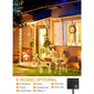 Solar Rope Lights 39FT 100LED Outdoor Solar String Lights IP65 Waterproof Solar Powered Fairy Lights with 8 Lighting Modes for