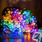 Outdoor Solar Lamp LED Fairy Cherry Blossom Light String Garden Summer Holiday Decor Solar Garland Wedding Party Decoration