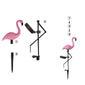 ABS Flamingo Decor Solar String Lights Environmentally Friendly And Waterproof Pink Flamingos Pack of 3