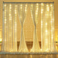 20ftx10ft Ivory Tulle Backdrop Curtain with Lights, 4 Panels 5x10ft Sheer Wrinkle Free Backdrop Drapes for Baby Shower Birthday