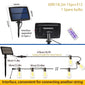 60/100FT Solar String Lights IP44 Waterproof, 15+1/30+2 LED Shatterproof Bulbs 4 Light Modes, Camping Backyard Garden Holiday