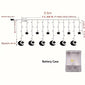 Solar lamp string LED -moon Ramadan curtain lamp string waterproof I solar fairy lamp wedding decoration
