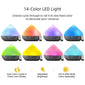 500ml Ultrasonic Air Humidifier Aromatherapy mist Essential Oil Diffusers 14 multicolor LED night lights with 6 oils for home