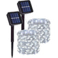 Fairy Lights Solar Garden Lights String Lights with 8 Modes Waterproof Wire Lights for Patio Yard Trees Christmas Party