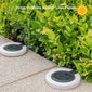 4 Pack Solar Garden Light,Waterproof Outdoor Lights, Ground Lawn Lamp for Pathway,Patio,Walkway,Path,Driveway,Landscape Lighting
