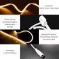 Neon LED Strip 8m 16m 24V 120leds/m LED Strip Dimmable 3000K 6500K Waterproof Flexible Silicone LED Strip For Outdoor Lights