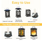 IP65 Waterproof Hanging Solar Light, Garden Solar Flame Light LED Lantern Light for Patio, Pathway, Deck, Yard (2 Pack)