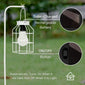Putuo Decor Solar Lights Lantern Lamp with Ground Stake, Solar Powered Tabletop Lantems with Handle,Outdoor Lights for Lawn