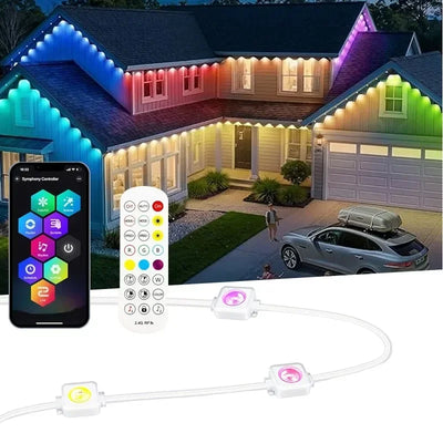 Permanent Outdoor Lights lP67 Waterproof with App Control Remote DlY SceneModes Christmas Holiday Daily String Light