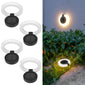 4 Pack Solar Garden Light,Waterproof Outdoor Lights, Ground Lawn Lamp for Pathway,Patio,Walkway,Path,Driveway,Landscape Lighting