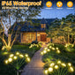 Solar Garden Lights Dual Mode LED Solar Mushroom Lights Waterproof Decor Yard Patio Pathway Jellyfish for Garden Ambiance