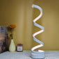 1pc Unique Spiral Design Table Lamp - Soft Night Light, Original Art Piece, Perfect Christmas Gift, Surprise Yourself with Its Modern Style and Ambiance