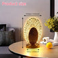 1pc Elegant Crystal Table Lamp for Living Room and Bedroom Decor, Shell Shape Design with Soft Ambient Lighting