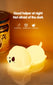 Cute Puppy Night Light, Silicone Soft Touch, Light Up When Tapped, 1200mAh Battery, For Home, Living Room Decoration, Desk Lighting Table Lamp, Gift For Halloween, Christmas, Birthday, For Camping, Party Light