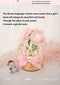 1pc Enchanting Rose Crystal Table Lamp - Rechargeable, Cordless & Dimmable LED Flower Design - Romantic Bedroom & Living Room Decor, Perfect Valentines or Birthday Gift for Her, Available in Pink or Blue