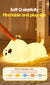 Cute Puppy Night Light, Silicone Soft Touch, Light Up When Tapped, 1200mAh Battery, For Home, Living Room Decoration, Desk Lighting Table Lamp, Gift For Halloween, Christmas, Birthday, For Camping, Party Light